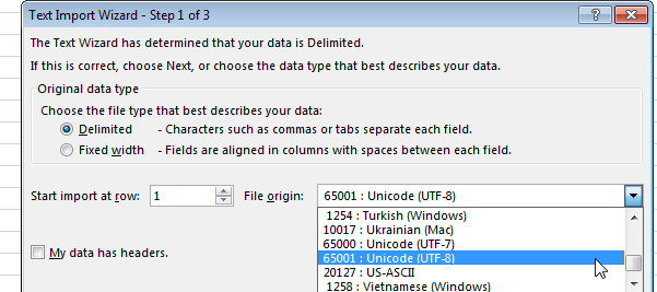 csv file that doesn